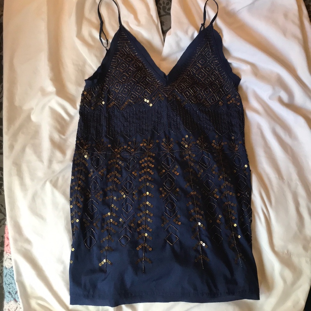 Free People mini slip dress